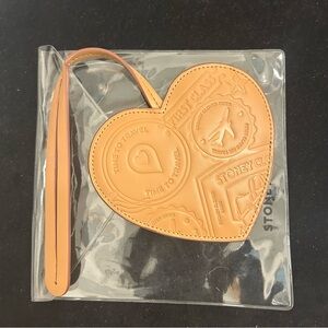 Stoney Clover Heart-Shaped luggage tag